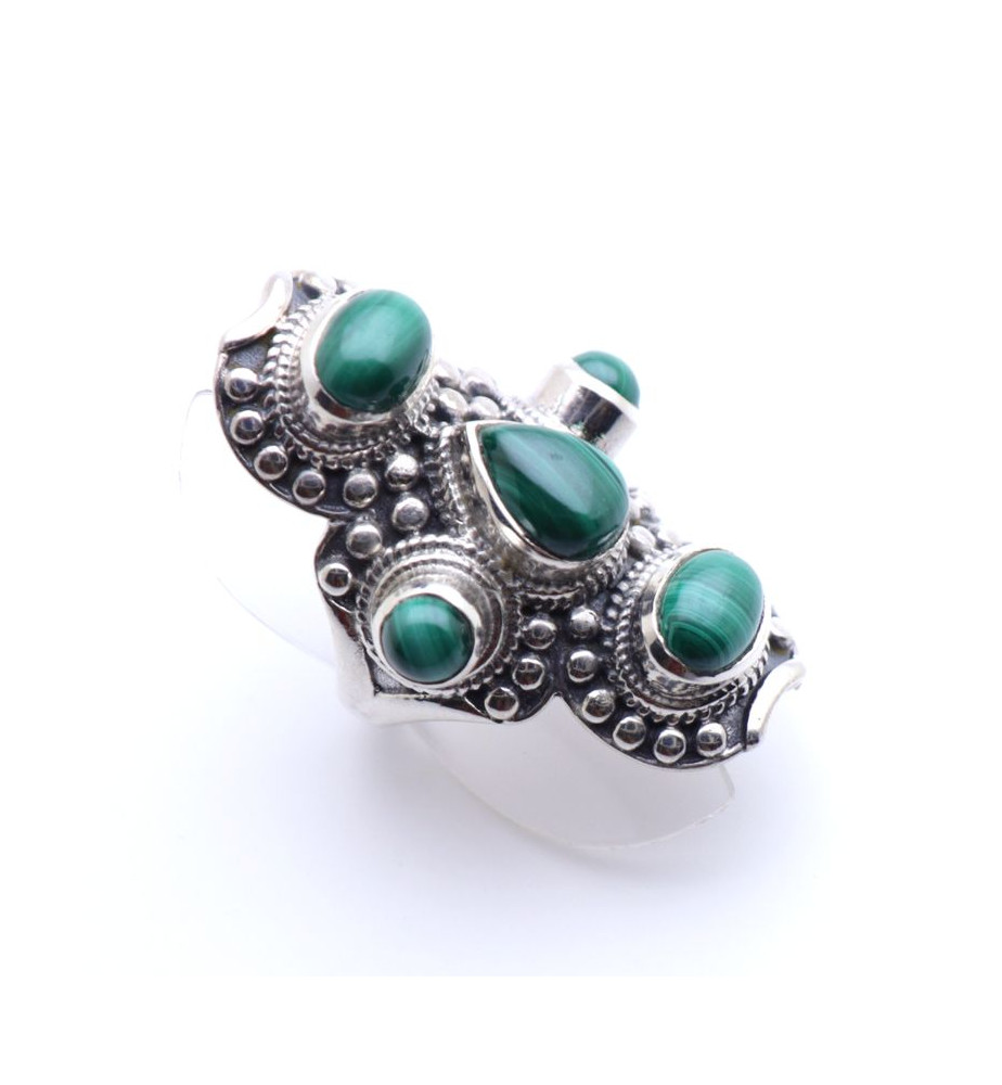 bague malachite