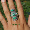 malachite bague