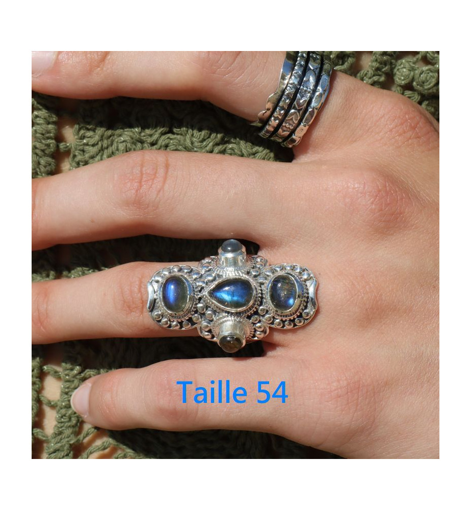 bague labradorite