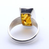 bague argent avec pierre quartz