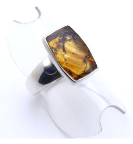 bague quartz dendritique brésilien