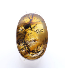 bague argent avec quartz de couleur