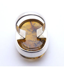 bague quartz dendritique