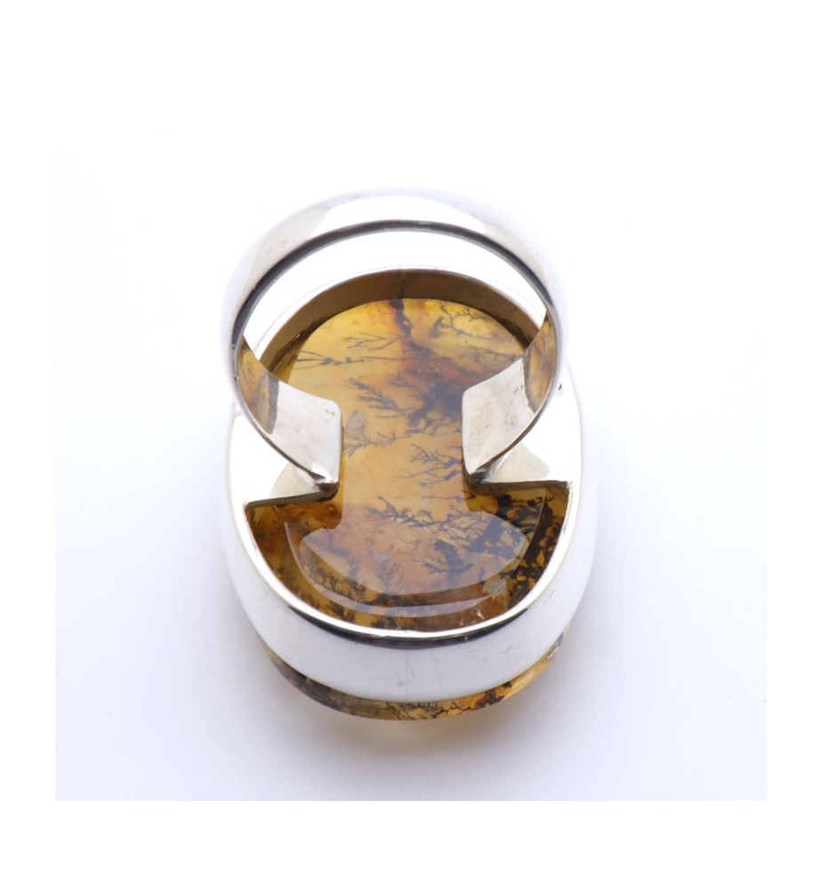 bague quartz dendritique