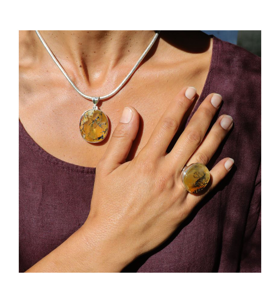 quartz dendritique bijouterie