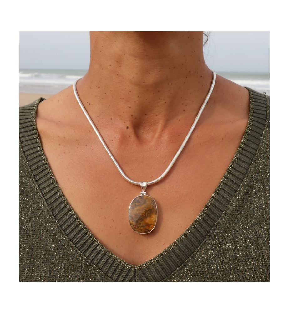 quartz dendritique bijoux