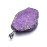 pendentif argent et purpurite