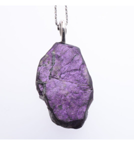 pendentif purpurite argent