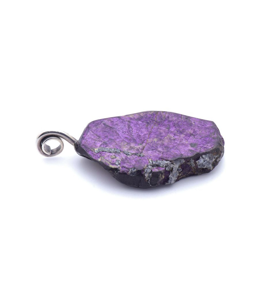 pendentif argent purpurite