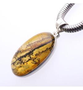 pendentif quartz dendritique