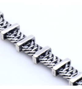bracelet homme argent massif