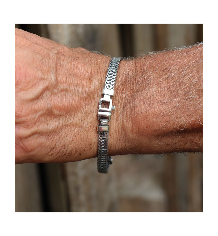 bracelet homme argent