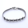 bracelet homme argent simple