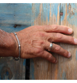 bracelet homme argent