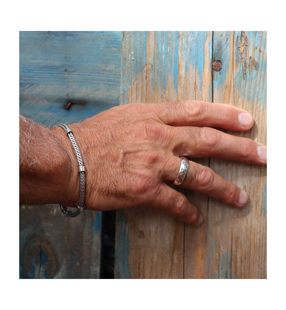 bracelet homme argent