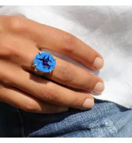azurite bleue bijouterie