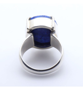 azurite bleue bague femme