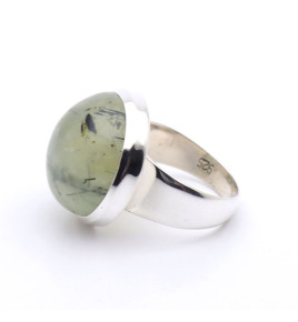 bague pierre de prehnite