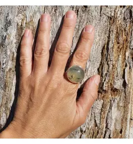 bague prehnite femme