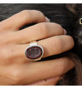 tabasco geode ring