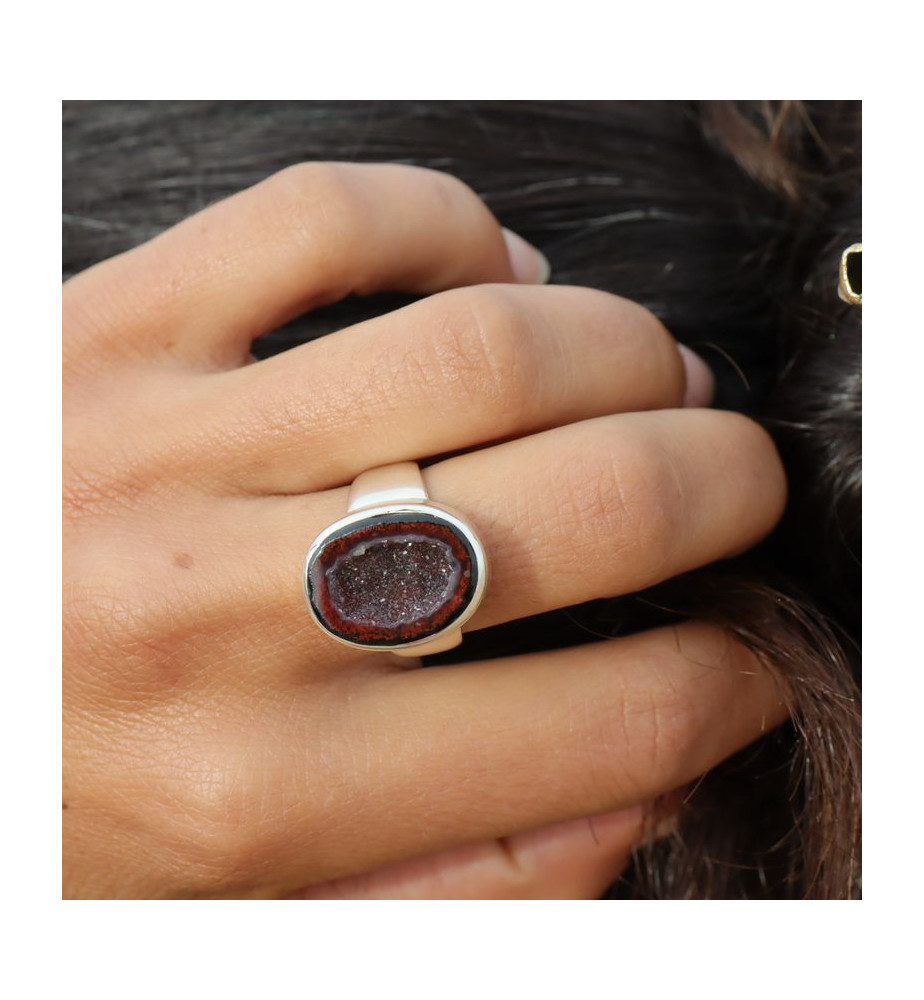 tabasco geode ring