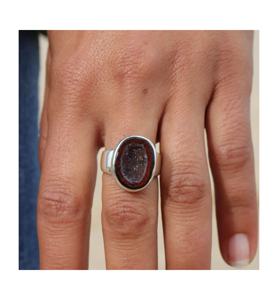 tabasco geode ring