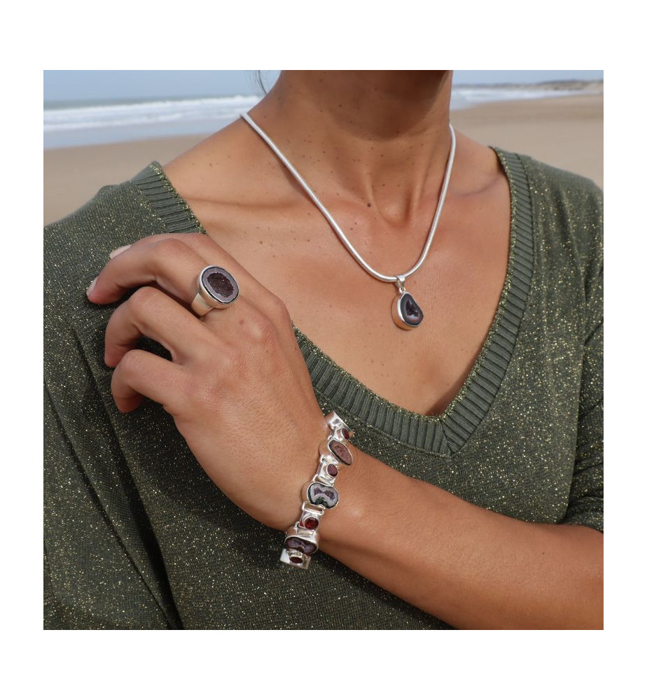 bague avec geode tabasco