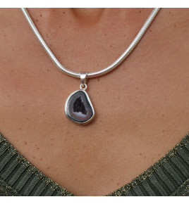 pendentif géode tabasco