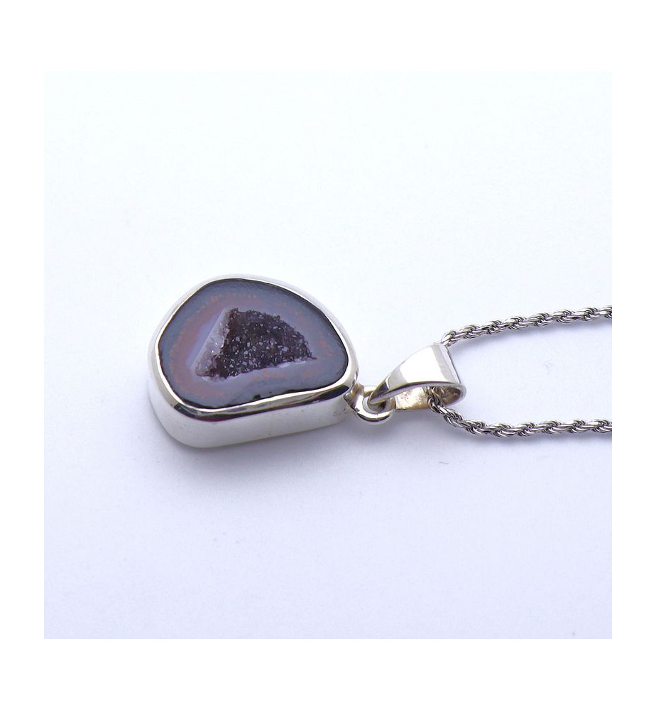 pendentif géode