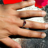 bague grenat femme