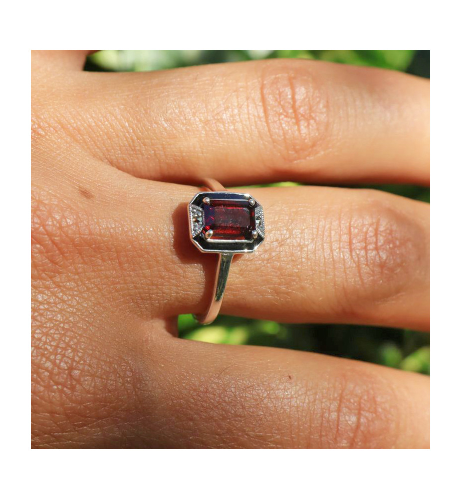 bague grenat