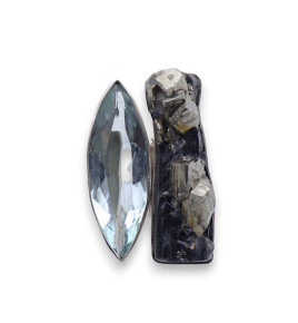 bague obsidienne femme