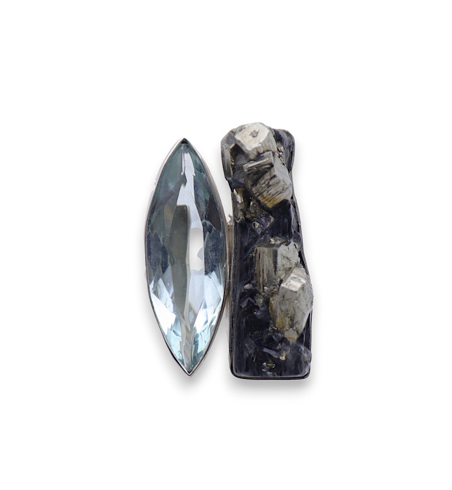 bague obsidienne femme