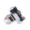 bague ardoise pyrite
