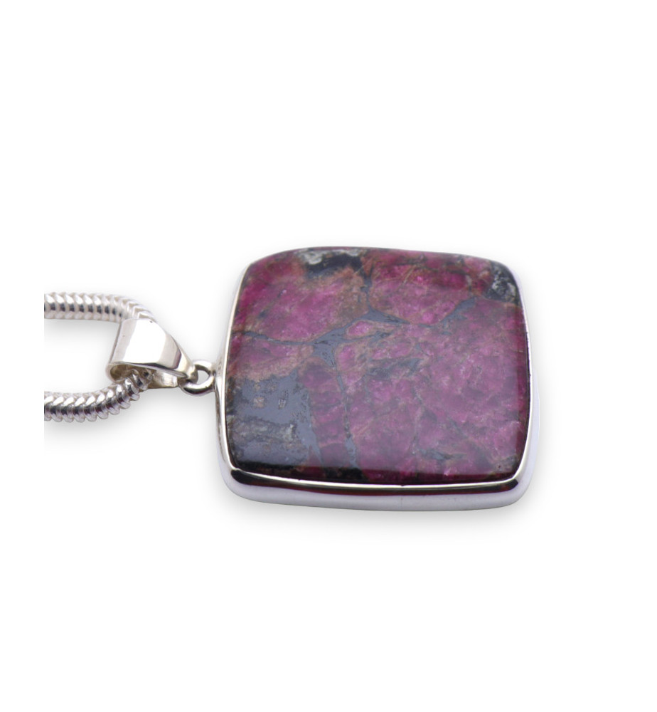 pendentif pierre pourpre