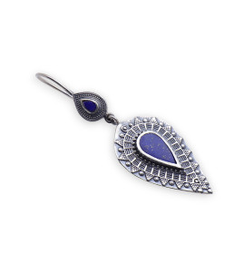 boucles lapis lazuli