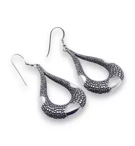 boucles d'oreilles argent ethniques