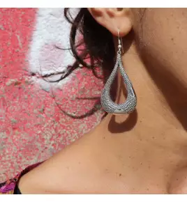 boucles d'oreilles argent ethniques