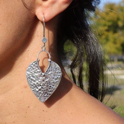 Boucles D'oreilles En Argent Massif – Bijou D'occasion Intemporel