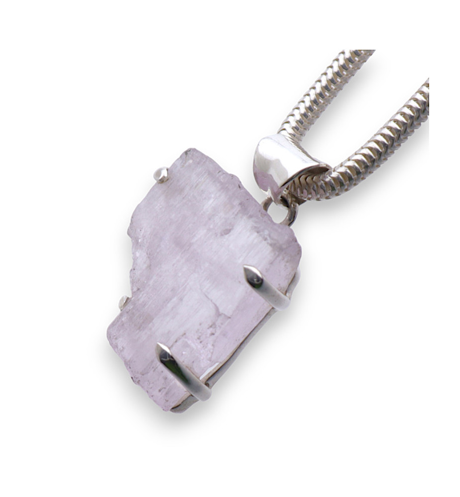 pendentif kunzite argent