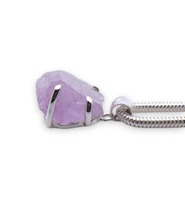 pendentif kunzite lilas