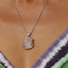 pendentif kunzite argent