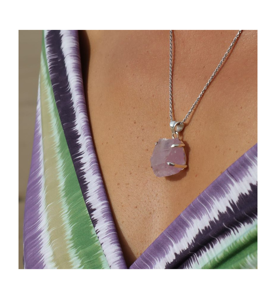 pendentif kunzite