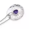 pendentif oursin argent
