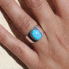 bague turquoise argent 925