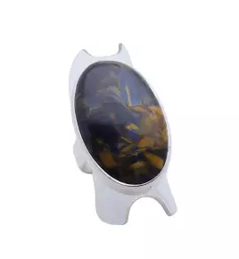 bague pietersite argent