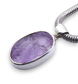 pendentif createur améthyste argent