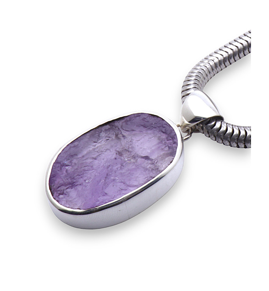 pendentif createur améthyste argent