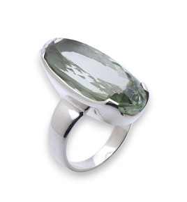 bague prasiolite