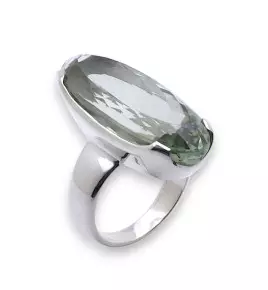 bague prasiolite